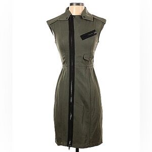 Alexander Wang Olive Moto Dress (size 4)